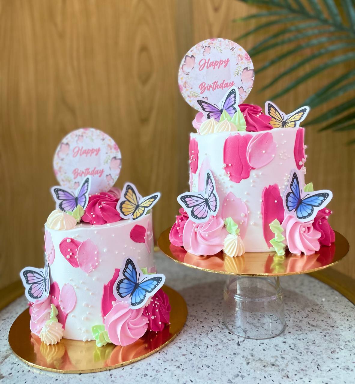 Milky Butterfly Petite Cake (Ready Made Kota Damansara) - SugarCandy